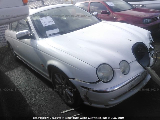 SAJDA01N01FL98528 - 2001 JAGUAR S-TYPE WHITE photo 1