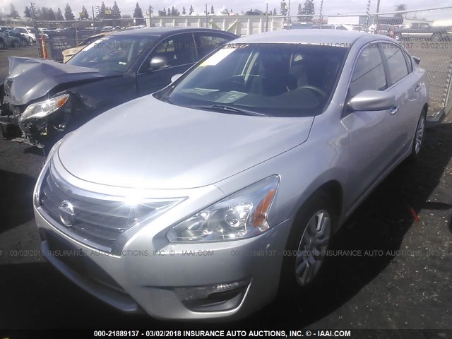 1N4AL3AP1FC122145 - 2015 NISSAN ALTIMA 2.5/S/SV/SL SILVER photo 2