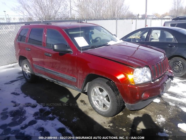 1J4GR48K06C249532 - 2006 JEEP GRAND CHEROKEE LAREDO/COLUMBIA/FREEDOM MAROON photo 1