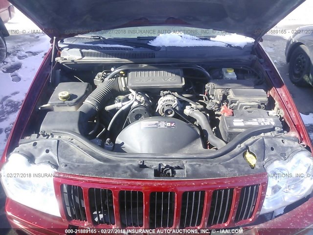 1J4GR48K06C249532 - 2006 JEEP GRAND CHEROKEE LAREDO/COLUMBIA/FREEDOM 栗色 照片 10