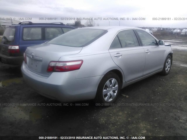 4T1BE46K99U354255 - 2009 TOYOTA CAMRY SE/LE/XLE ვერცხლისფერი ფოტო 4