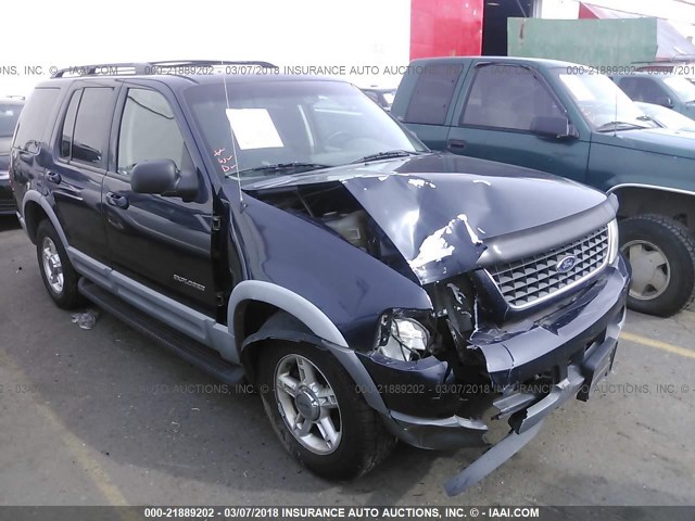 1FMZU73W82ZB64594 - 2002 FORD EXPLORER XLT BLUE photo 1