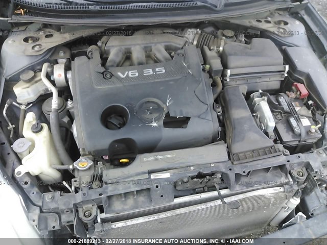 1N4BL24E99C138705 - 2009 NISSAN ALTIMA 3.5SE GRAY photo 10