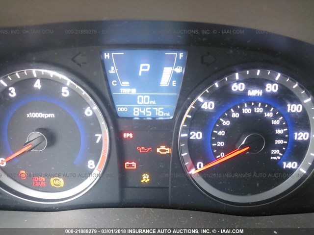 KMHCT4AE3CU158203 - 2012 HYUNDAI ACCENT GLS/GS BLUE photo 7