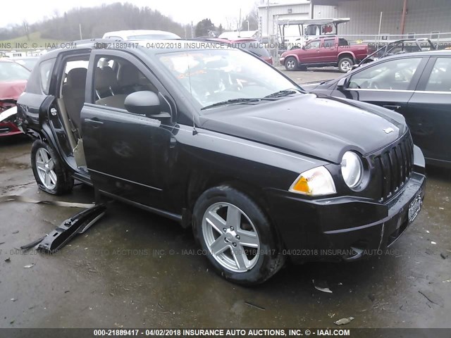 1J4NF4FB6AD564342 - 2010 JEEP COMPASS SPORT BLACK photo 1