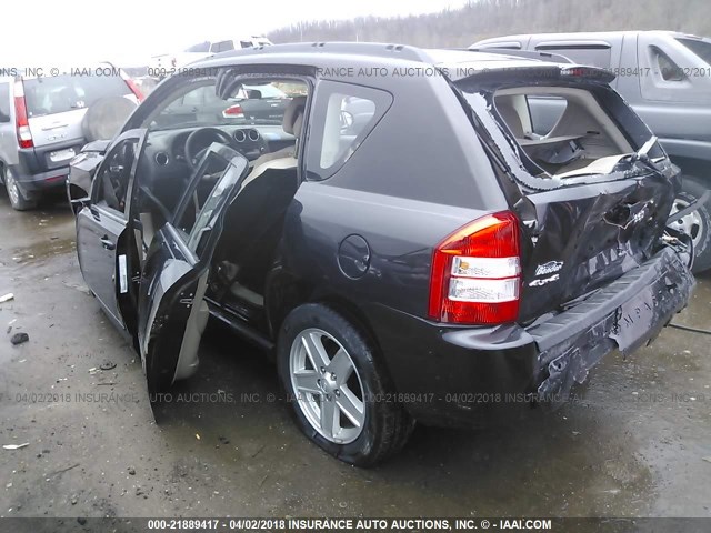 1J4NF4FB6AD564342 - 2010 JEEP COMPASS SPORT BLACK photo 3