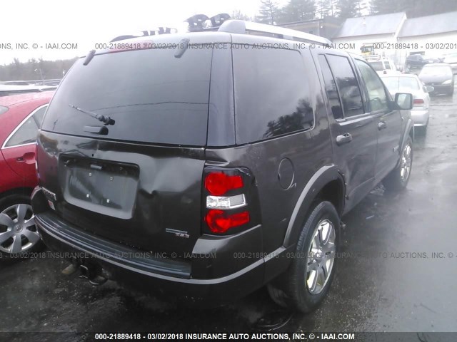 1FMEU75827UA72446 - 2007 FORD EXPLORER LIMITED 棕色 照片 4