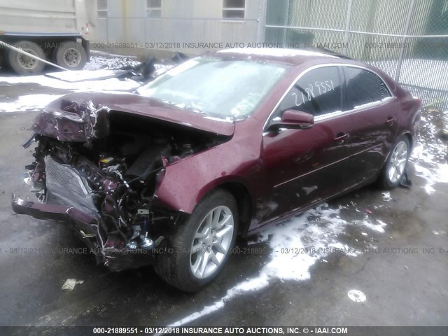 1G11C5SL8FF320309 - 2015 CHEVROLET MALIBU 1LT 栗色 照片 2