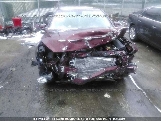 1G11C5SL8FF320309 - 2015 CHEVROLET MALIBU 1LT 栗色 照片 6