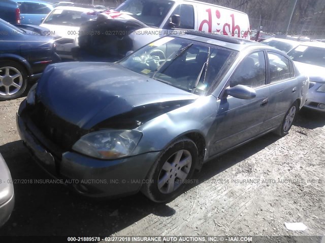 1N4AL11D42C157346 - 2002 NISSAN ALTIMA S/SL BLUE photo 2