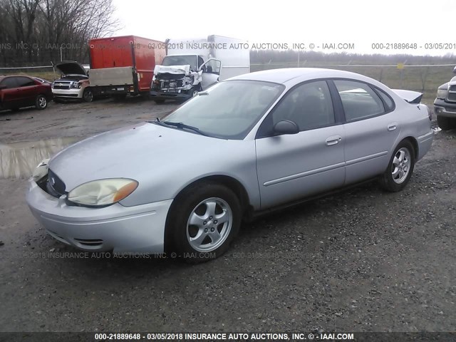 1FAFP53U87A149204 - 2007 FORD TAURUS SE SILVER photo 2