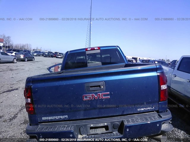 1GT12UE84GF275446 - 2016 GMC SIERRA K2500 DENALI BLUE photo 8