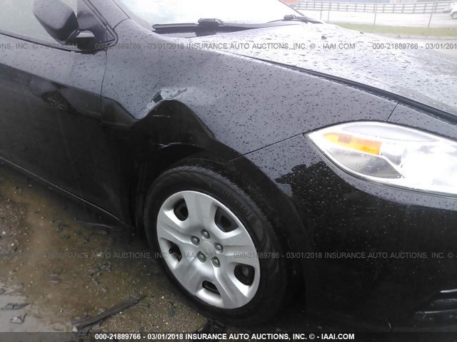 1C3CDFAA0ED677064 - 2014 DODGE DART SE BLACK photo 6