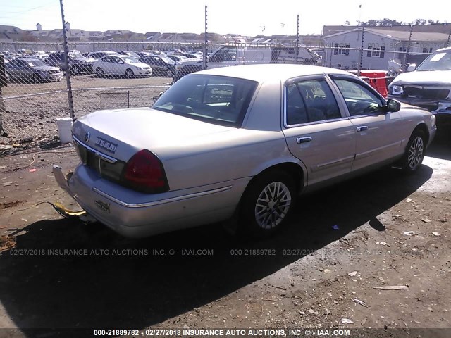 2MEFM74V97X619414 - 2007 MERCURY GRAND MARQUIS GS TAN photo 4