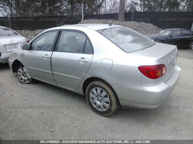 JTDBR32E942023229 - 2004 TOYOTA COROLLA CE/LE GRAY photo 3