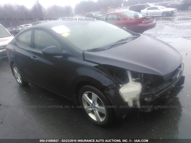 KMHDH4AE6DU943810 - 2013 HYUNDAI ELANTRA GLS/LIMITED GRAY photo 1