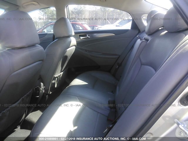 KMHEC4A49CA054333 - 2012 HYUNDAI SONATA HYBRID GRAY photo 8