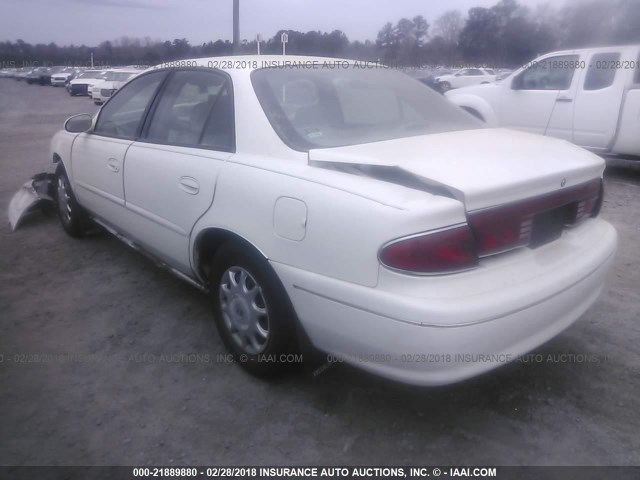 2G4WS55J231195090 - 2003 BUICK CENTURY CUSTOM WHITE photo 3