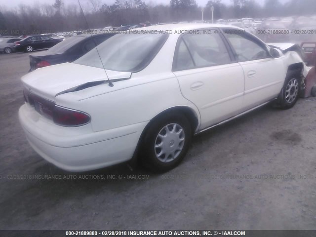 2G4WS55J231195090 - 2003 BUICK CENTURY CUSTOM WHITE photo 4