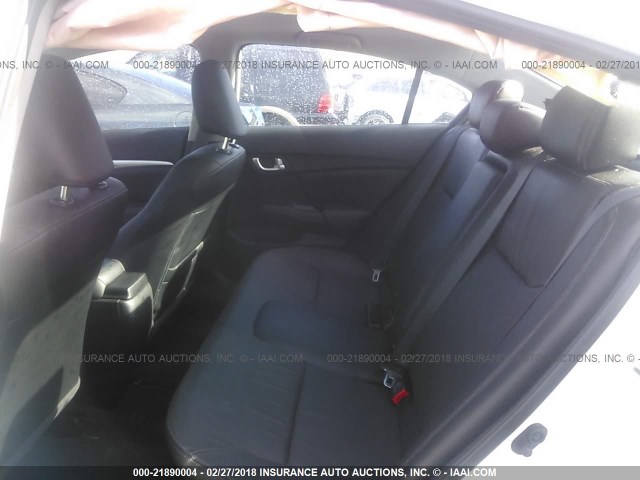 19XFB2F94EE222125 - 2014 HONDA CIVIC EXL WHITE photo 8