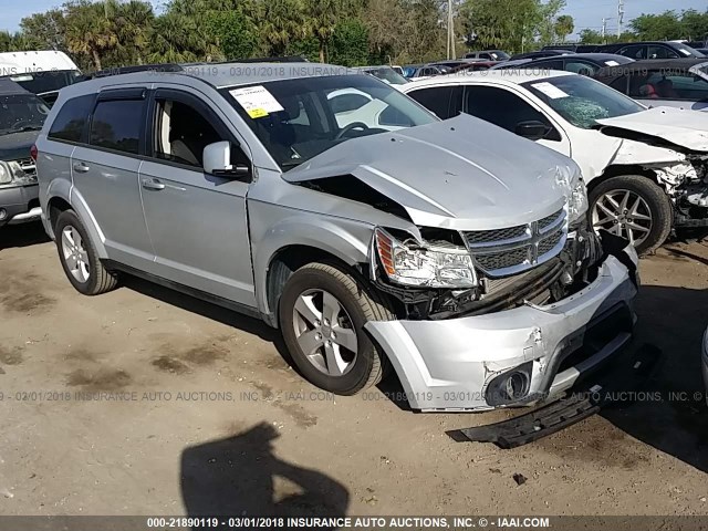 3D4PG1FG0BT567080 - 2011 DODGE JOURNEY MAINSTREET SILVER photo 1