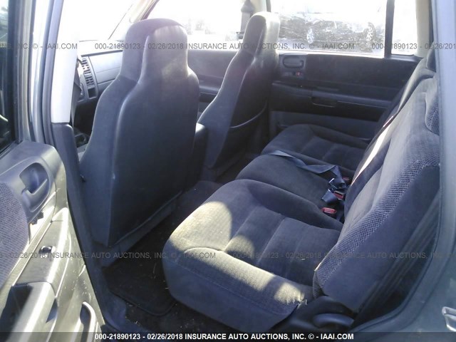 1D4HS48N53F544180 - 2003 DODGE DURANGO SLT GRAY photo 8