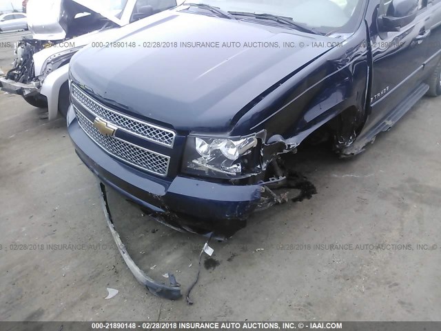 1GNFC13087J334842 - 2007 CHEVROLET TAHOE C1500 BLUE photo 6