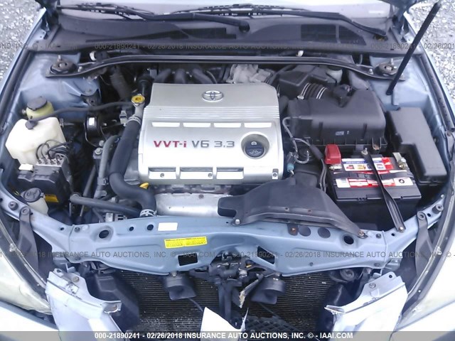 4T1CA30P77U114231 - 2007 TOYOTA CAMRY SOLARA SE/SLE ლურჯი ფოტო 10