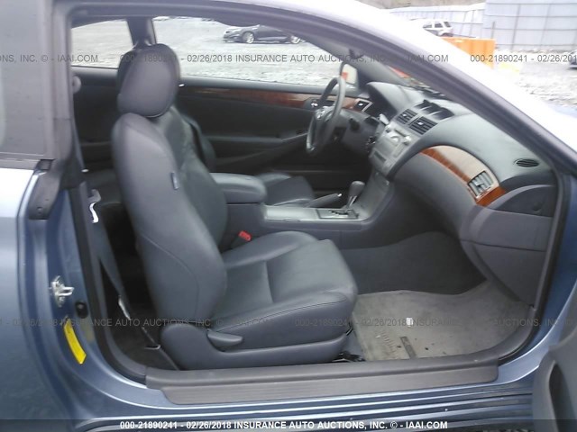 4T1CA30P77U114231 - 2007 TOYOTA CAMRY SOLARA SE/SLE ლურჯი ფოტო 5