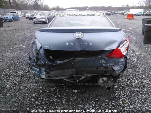 4T1CA30P77U114231 - 2007 TOYOTA CAMRY SOLARA SE/SLE ლურჯი ფოტო 6