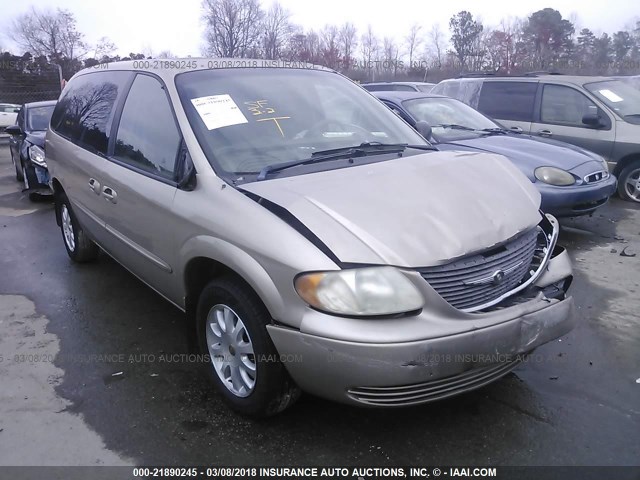 2C4GP44372R791576 - 2002 CHRYSLER TOWN & COUNTRY LX GOLD photo 1