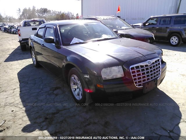2C3KA43R56H508500 - 2006 CHRYSLER 300 BLACK photo 1