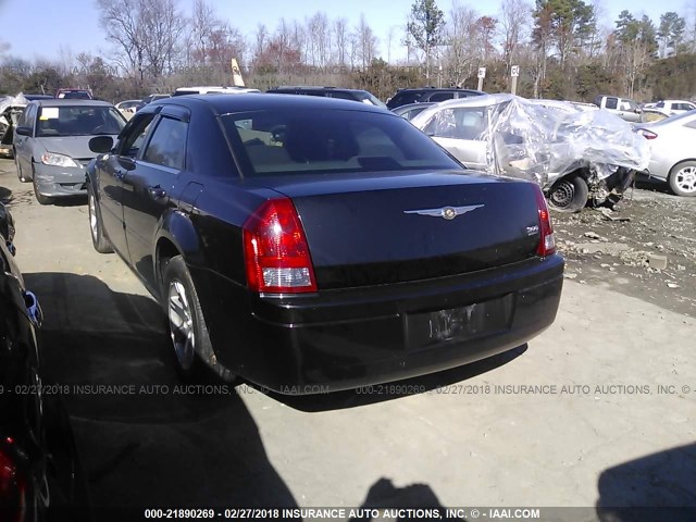 2C3KA43R56H508500 - 2006 CHRYSLER 300 BLACK photo 3