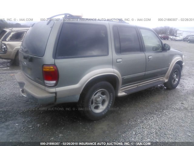 1FMZU64P3YZA61545 - 2000 FORD EXPLORER EDDIE BAUER GREEN photo 4