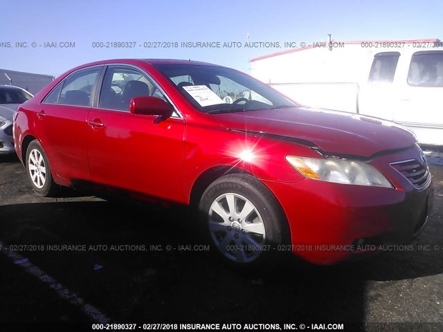 4T1BK46K18U067385 - 2008 TOYOTA CAMRY LE/XLE/SE RED photo 1