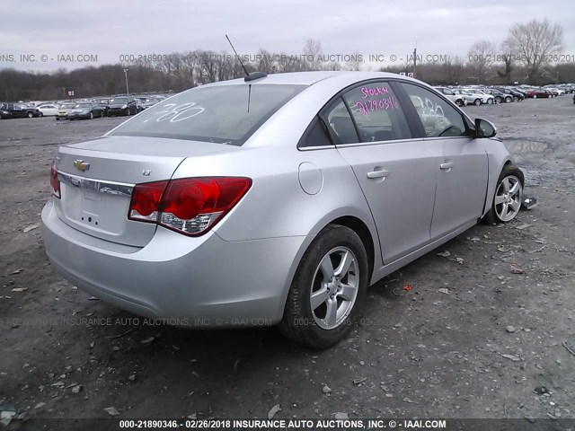 1G1PE5SB4G7104982 - 2016 CHEVROLET CRUZE LIMITED LT SILVER photo 4