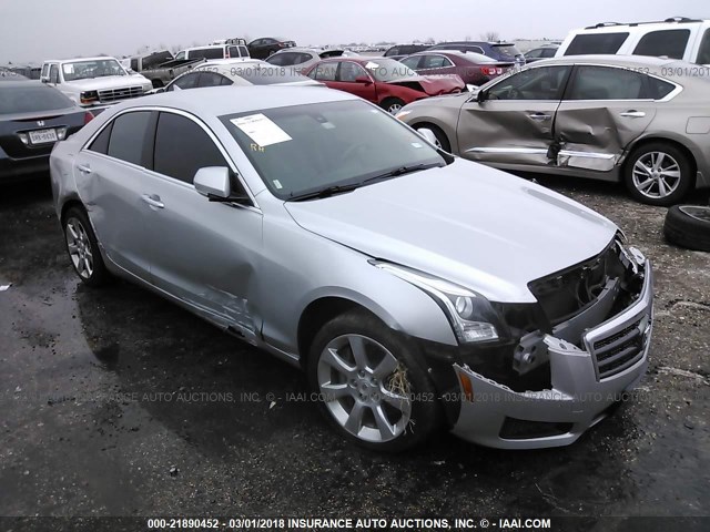 1G6AB5RA2D0133732 - 2013 CADILLAC ATS LUXURY SILVER photo 1