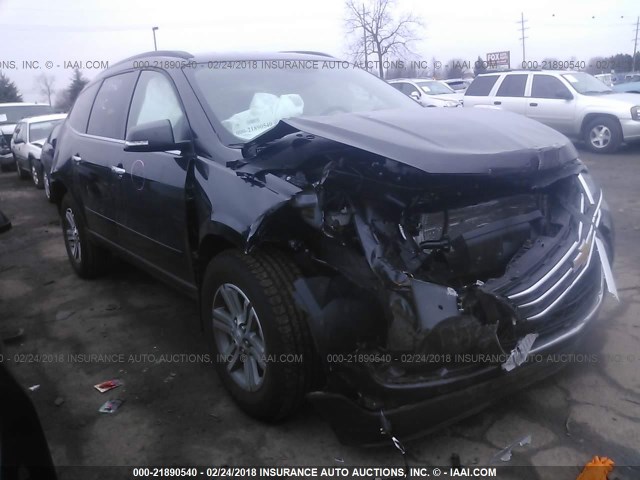 1GNKRGKD4HJ313072 - 2017 CHEVROLET TRAVERSE LT GRAY photo 1