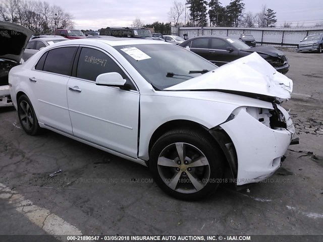 1G1ZC5EU3CF166773 - 2012 CHEVROLET MALIBU 1LT 白色 照片 1