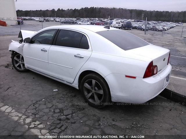 1G1ZC5EU3CF166773 - 2012 CHEVROLET MALIBU 1LT 白色 照片 3