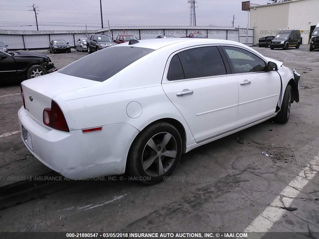 1G1ZC5EU3CF166773 - 2012 CHEVROLET MALIBU 1LT 白色 照片 4