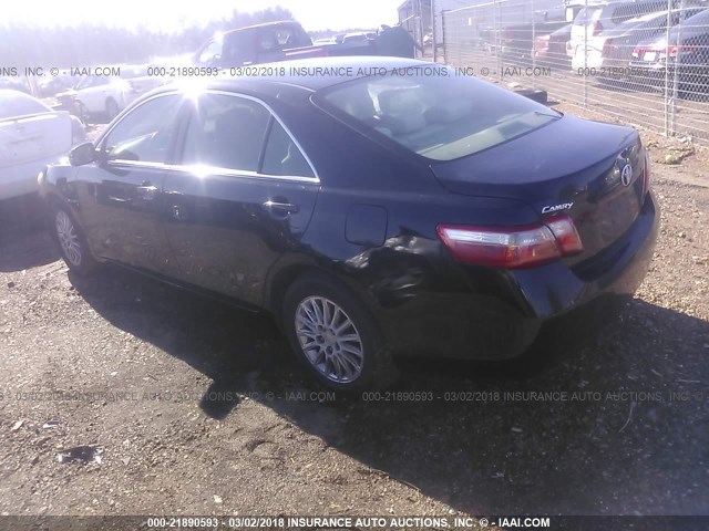 4T4BE46K08R037131 - 2008 TOYOTA CAMRY CE/LE/XLE/SE BLACK photo 3