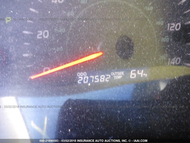 4T4BE46K08R037131 - 2008 TOYOTA CAMRY CE/LE/XLE/SE BLACK photo 7