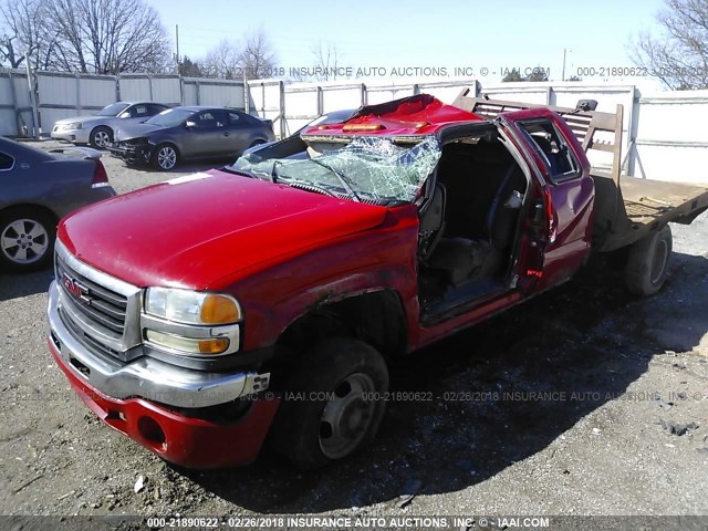 1GDJK39193E370300 - 2003 GMC NEW SIERRA K3500 RED photo 2