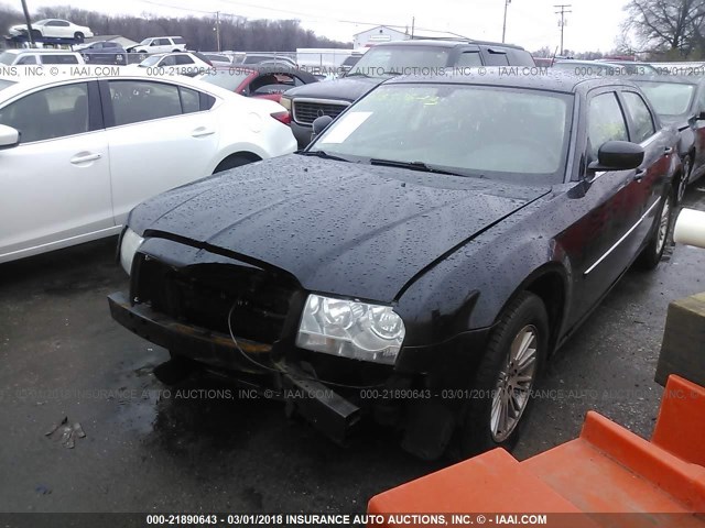 2C3KA53G78H105593 - 2008 CHRYSLER 300 TOURING BLACK photo 2