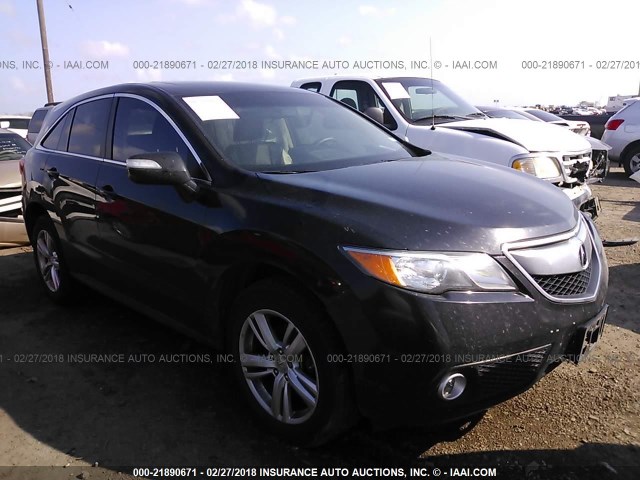 5J8TB3H56DL013611 - 2013 ACURA RDX TECHNOLOGY BLACK photo 1