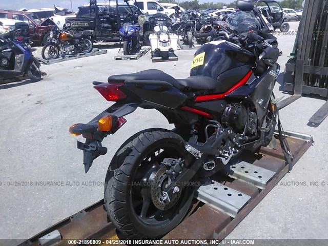 JYARJ18E7GA014522 - 2016 YAMAHA FZ6 R BLACK photo 4