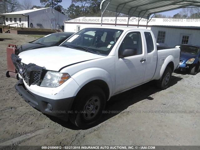 1N6BD0CT5CC409923 - 2012 NISSAN FRONTIER S/SV WHITE photo 2