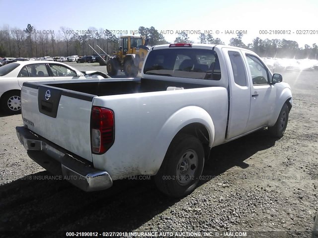 1N6BD0CT5CC409923 - 2012 NISSAN FRONTIER S/SV WHITE photo 4