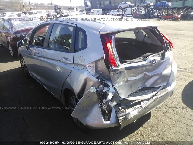 3HGGK5H85FM756110 - 2015 HONDA FIT EX/EXL SILVER photo 3